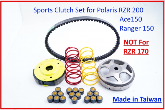 Sports Clutch set for Polaris RZR 200 RZR200 Ace 150 Ranger 150 from 2017 @TW